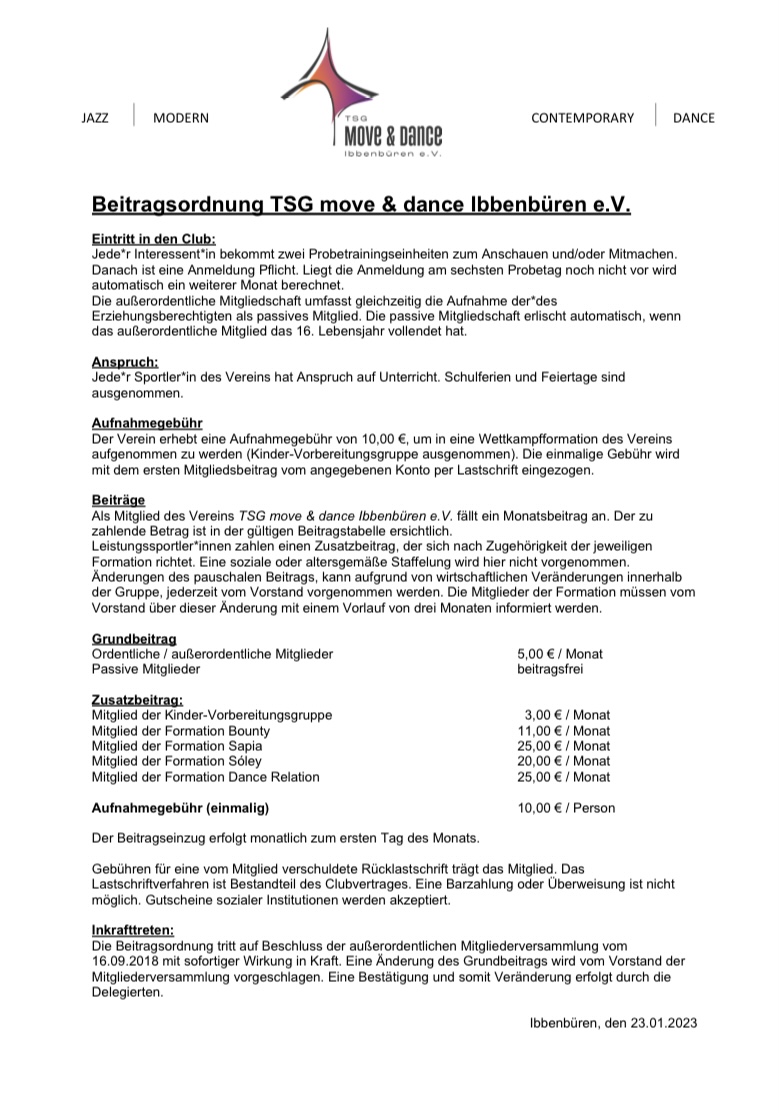 Beitrittserklärung
